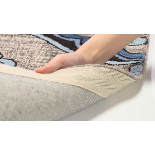 Red Barrel Studio® Warrington Paisley Handmade Tufted Wool Area Rug in